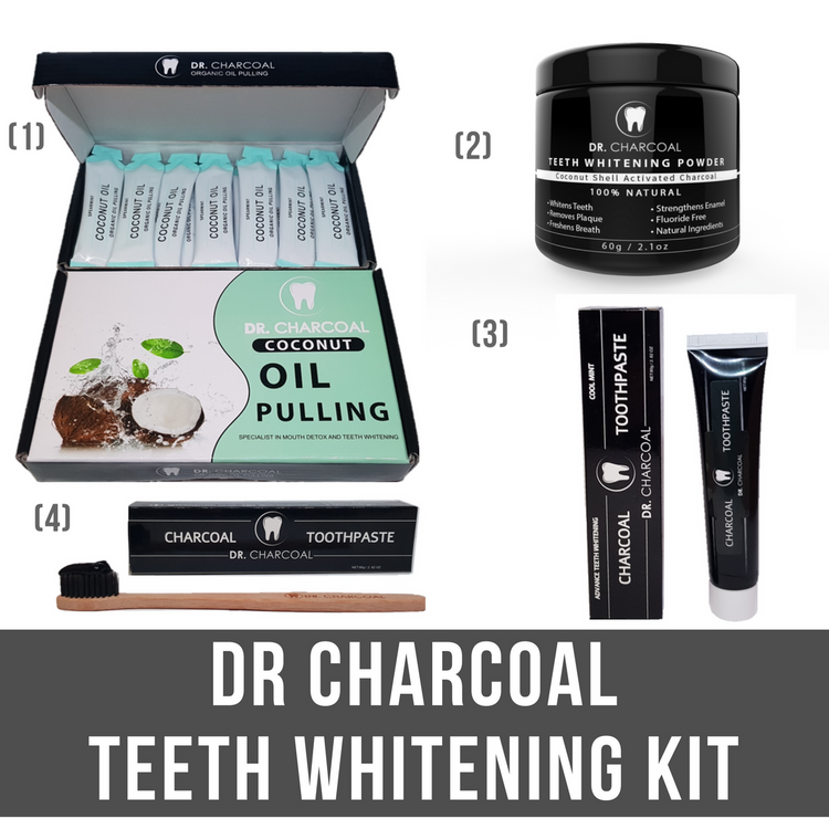 DR CHARCOAL TEETH WHITENING KIT